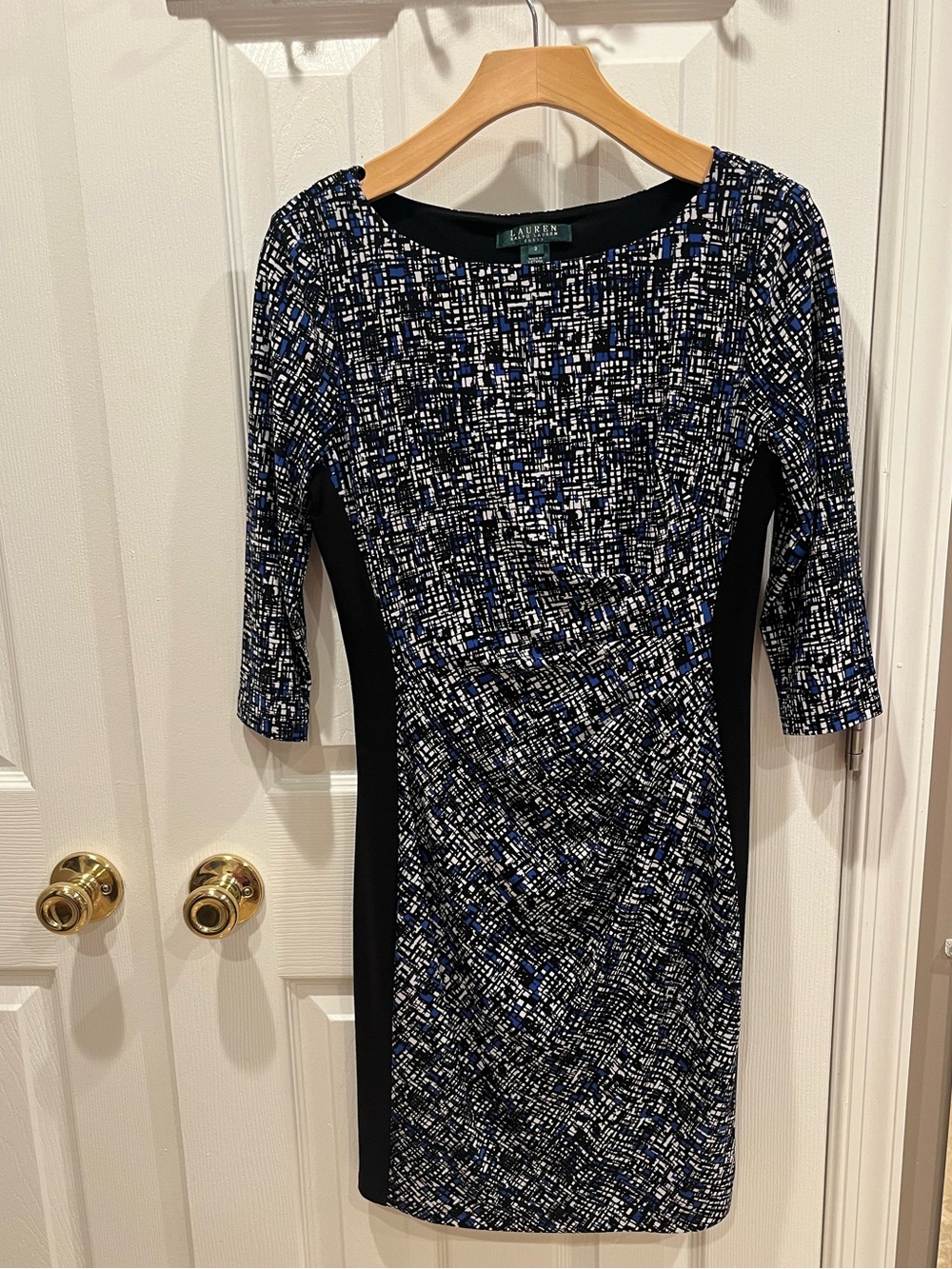 Ralph Lauren Colorblocked 3/4-sleeve dress | sz 2